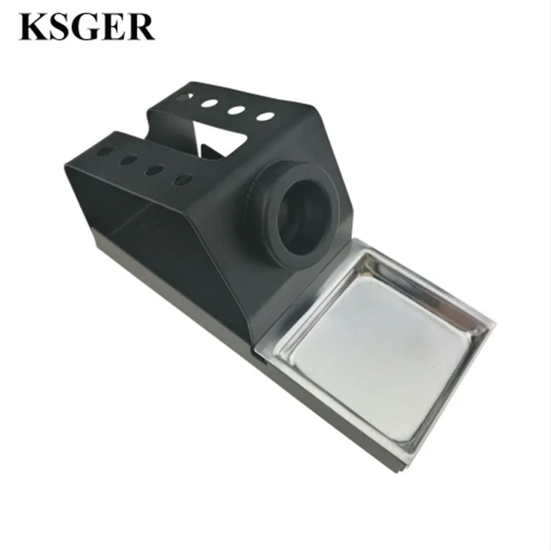 Фото KSGER Soldering Iron Station Stand T12 Holder Welding Tips STC STM32 Metal Handle Aluminum Alloy Tools Repair DIY | Инструменты