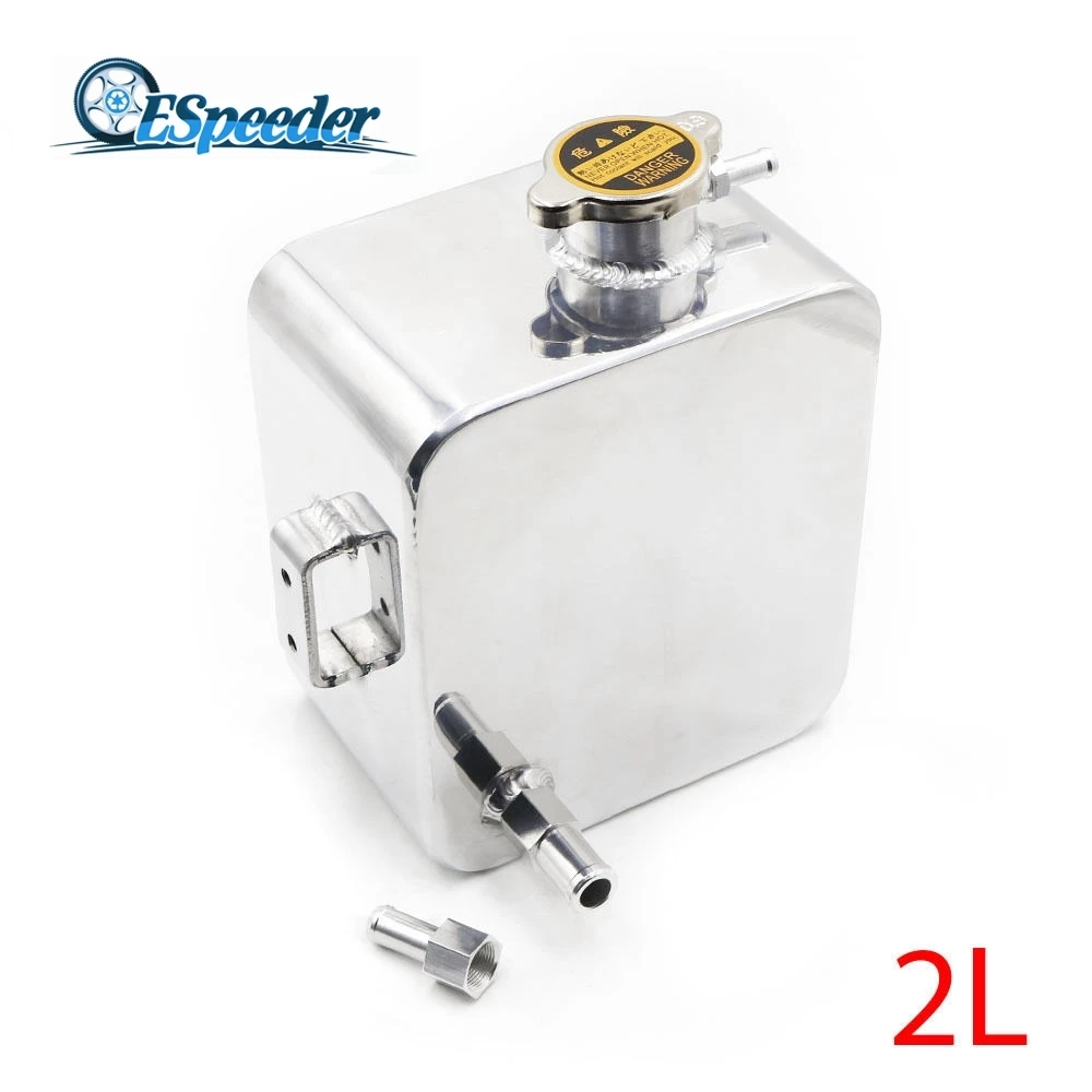 ESPEEDER 2L Oil Catch Can Aluminum Reservior Fuel Tank Water Coolant Tank Universal radiator Overflow Racing Engine Parts
ESPEEDER 2L Oil Catch Can Aluminum Reservior Fuel Tank Water Coolant Tank Universal radiator Overflow Racing Engine Parts