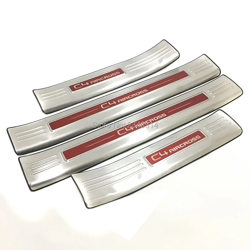 For Citroen Aircross C4 2018 2019 Stainless Steel Door Sill Scuff Plate Protector Trim Kick Guard Pedal Step Cover Car Styling
For Citroen Aircross C4 2018 2019 Stainless Steel Door Sill Scuff Plate Protector Trim Kick Guard Pedal Step Cover Car Styling