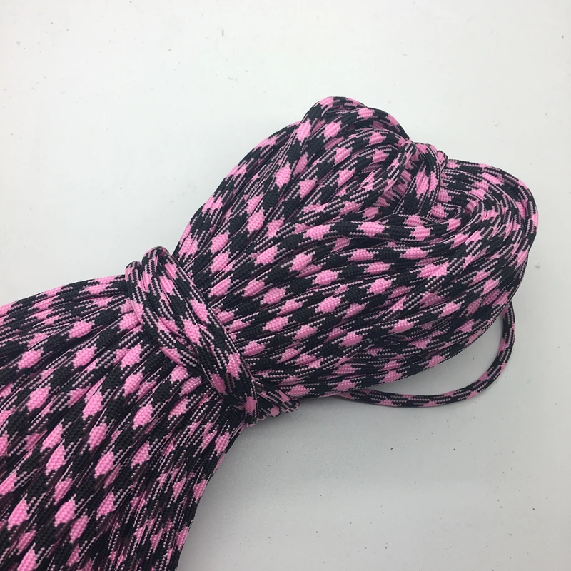 10yards/Lot Mix color Paracord Bracelets Rope 7 Strand Parachute Cord CAMPING HiKING Pink+Black
10yards/Lot Mix color Paracord Bracelets Rope 7 Strand Parachute Cord CAMPING HiKING Pink+Black