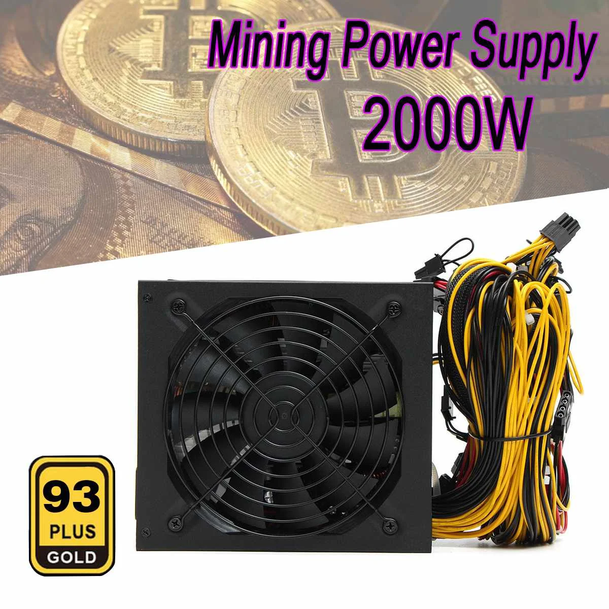 LEORY Quiet 2000W Mining Supply 170-240V 3x8PIN+3x6PI Miner Mining Machine Mining Power Supply For Mining Machine
LEORY Quiet 2000W Mining Supply 170-240V 3x8PIN+3x6PI Miner Mining Machine Mining Power Supply For Mining Machine
