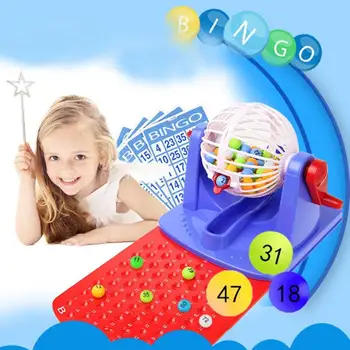 Bingo Machine Plastic Hand-cranked Simulation Lottery Jackpot Board Game Suitable for Children's Desktop Fun Lotter Game Console
Bingo Machine Plastic Hand-cranked Simulation Lottery Jackpot Board Game Suitable for Children's Desktop Fun Lotter Game Console