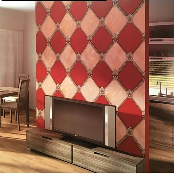 European Fashion Diamond Plaid Wallpaper Ktv Bar Restaurant Hotel Tv Background Wall Red Yellow Black Mosaic Brick Wallpaper
European Fashion Diamond Plaid Wallpaper Ktv Bar Restaurant Hotel Tv Background Wall Red Yellow Black Mosaic Brick Wallpaper