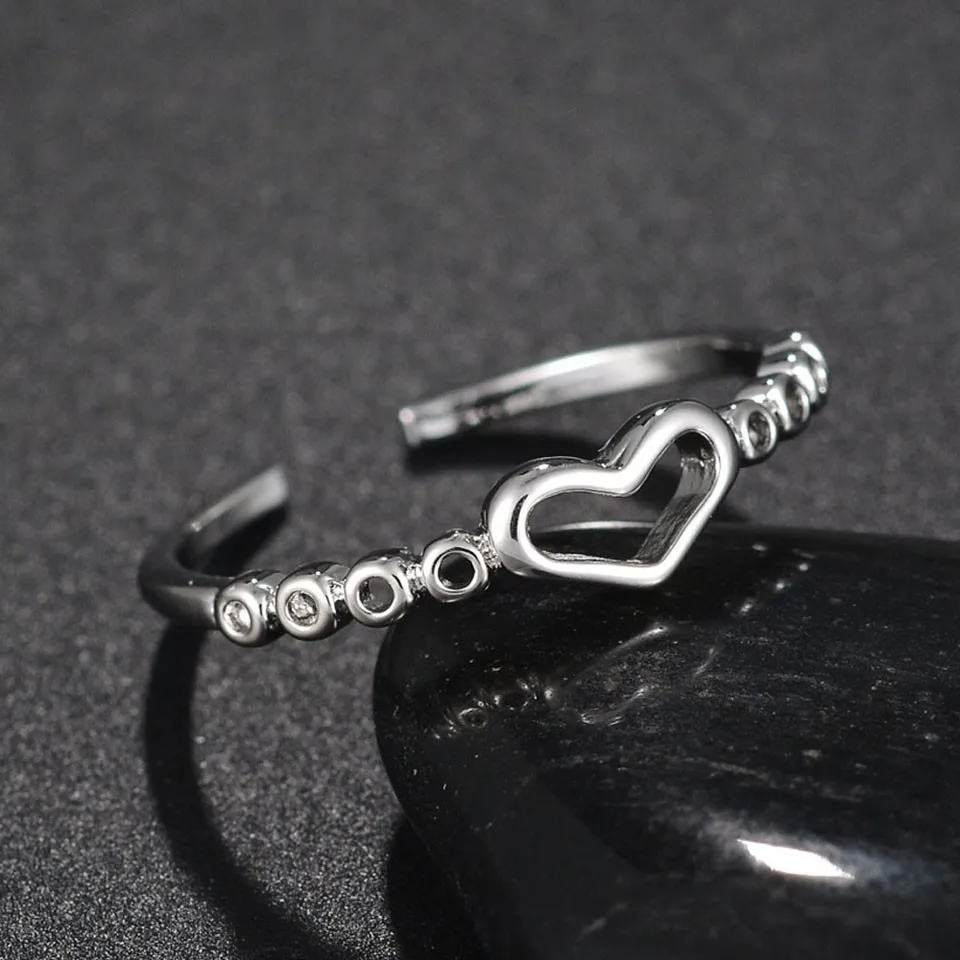 Dropshipping Women Adjustable Stainless Steel Rings Sweet Heart Minimalism Wedding Rings For Women High Quality Cooper Rings
Dropshipping Women Adjustable Stainless Steel Rings Sweet Heart Minimalism Wedding Rings For Women High Quality Cooper Rings