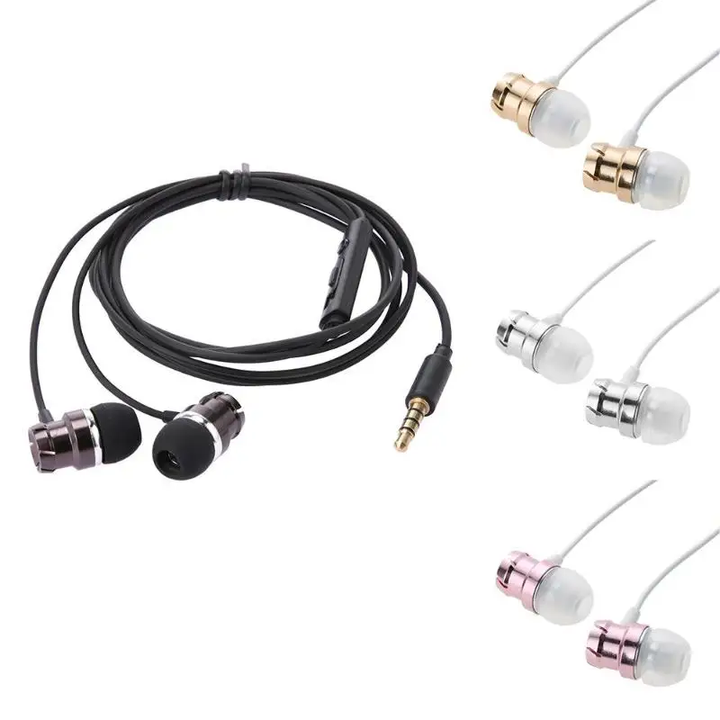Metal In-Ear Earphones Sport Turbo Bass in-ear 3.5mm Wired With Microphone for Computer Mobile Phone Headset
Metal In-Ear Earphones Sport Turbo Bass in-ear 3.5mm Wired With Microphone for Computer Mobile Phone Headset