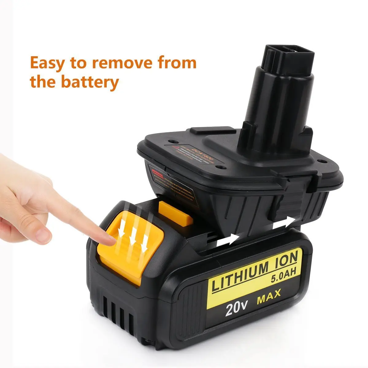 Converter Charger Adapter DCA1820 Lithium Battery Convert To Nickel Electric And Charger Tools for 18 Volt Battery Adapter
Converter Charger Adapter DCA1820 Lithium Battery Convert To Nickel Electric And Charger Tools for 18 Volt Battery Adapter