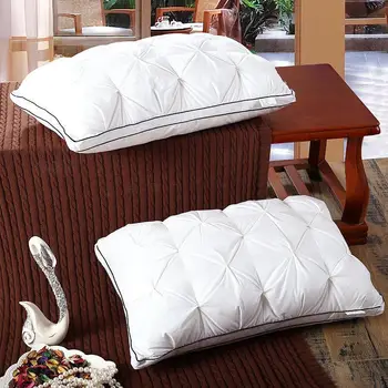 Pure White High Counts Cotton Pillow Cover Feather Goose down filling 48x74cm Bedding Pillows Neck Health Care Pillows
Pure White High Counts Cotton Pillow Cover Feather Goose down filling 48x74cm Bedding Pillows Neck Health Care Pillows