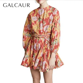 GALCAUR Vintage Print Dress Women O Neck Long Sleeve Bandage High Waist Mini Dresses Female Spring Fashion Clothes 2020 New
GALCAUR Vintage Print Dress Women O Neck Long Sleeve Bandage High Waist Mini Dresses Female Spring Fashion Clothes 2020 New