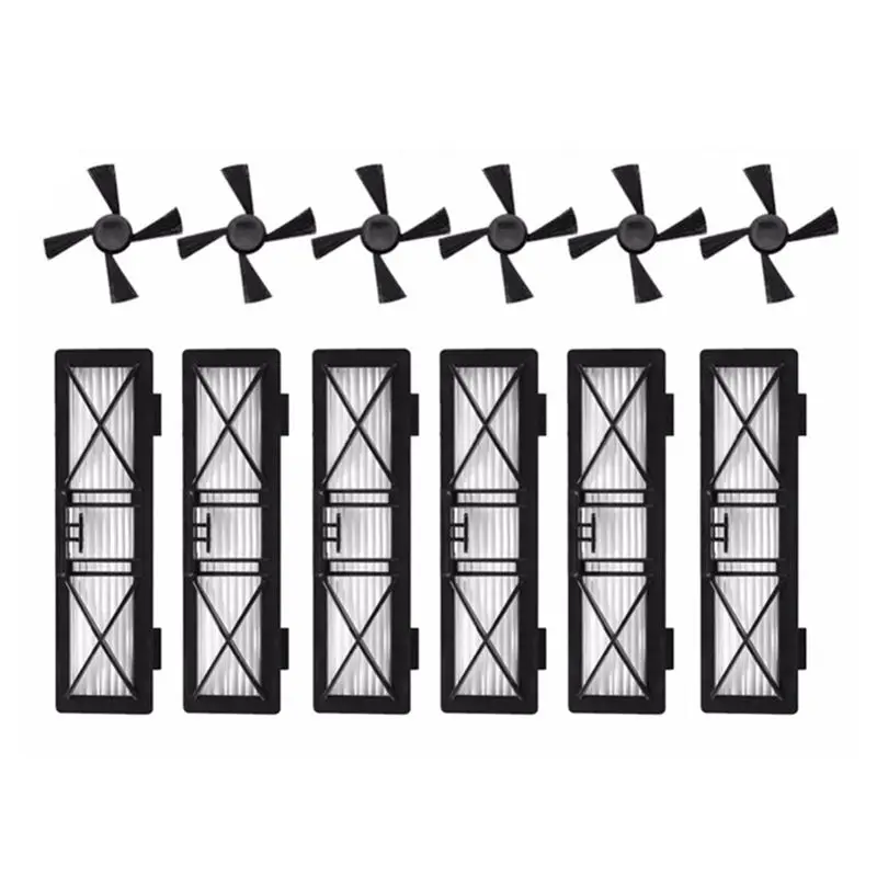 6 pcs preformance robot parts dust hepa Filter & 6pcs Side Brush For Neato Botvac D Series 945-0215 Filter 70e D5 D75 D80 D85 
6 pcs preformance robot parts dust hepa Filter & 6pcs Side Brush For Neato Botvac D Series 945-0215 Filter 70e D5 D75 D80 D85