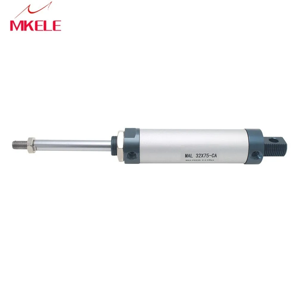 Air Mal32-75-ca Double Acting Type Aluminum Alloy Cylinder 32mm Bore 75 Stroke Pneumatics fittings for Non-standard automation
Air Mal32-75-ca Double Acting Type Aluminum Alloy Cylinder 32mm Bore 75 Stroke Pneumatics fittings for Non-standard automation