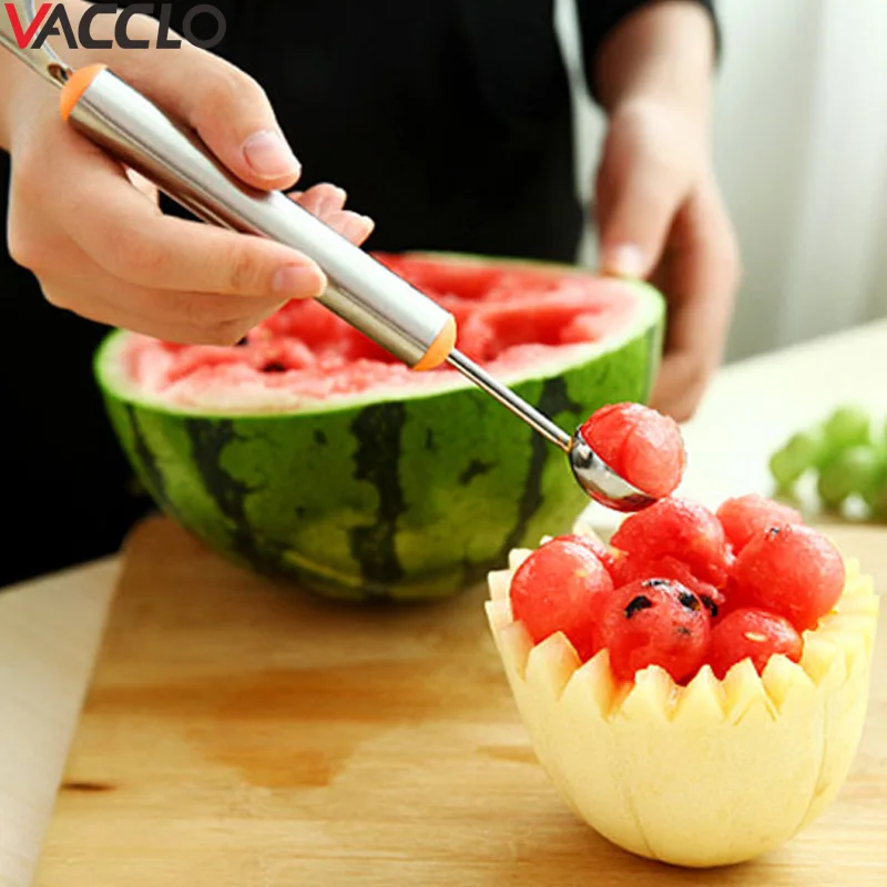 Creative Ice Cream Dig Ball Scoop Spoon Baller DIY Assorted Cold Dishes Tool Watermelon Melon Fruit Carving Knife Cutter Gadge
Creative Ice Cream Dig Ball Scoop Spoon Baller DIY Assorted Cold Dishes Tool Watermelon Melon Fruit Carving Knife Cutter Gadge