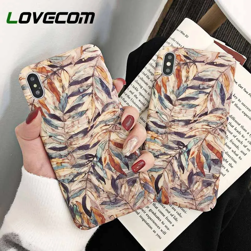 LOVECOM Vintage Watercolor Leaves Flower Phone Case For iPhone 11 Pro Max XR XS Max 6 6S 7 8 Plus Matte Hard PC Phone Back Cover
LOVECOM Vintage Watercolor Leaves Flower Phone Case For iPhone 11 Pro Max XR XS Max 6 6S 7 8 Plus Matte Hard PC Phone Back Cover