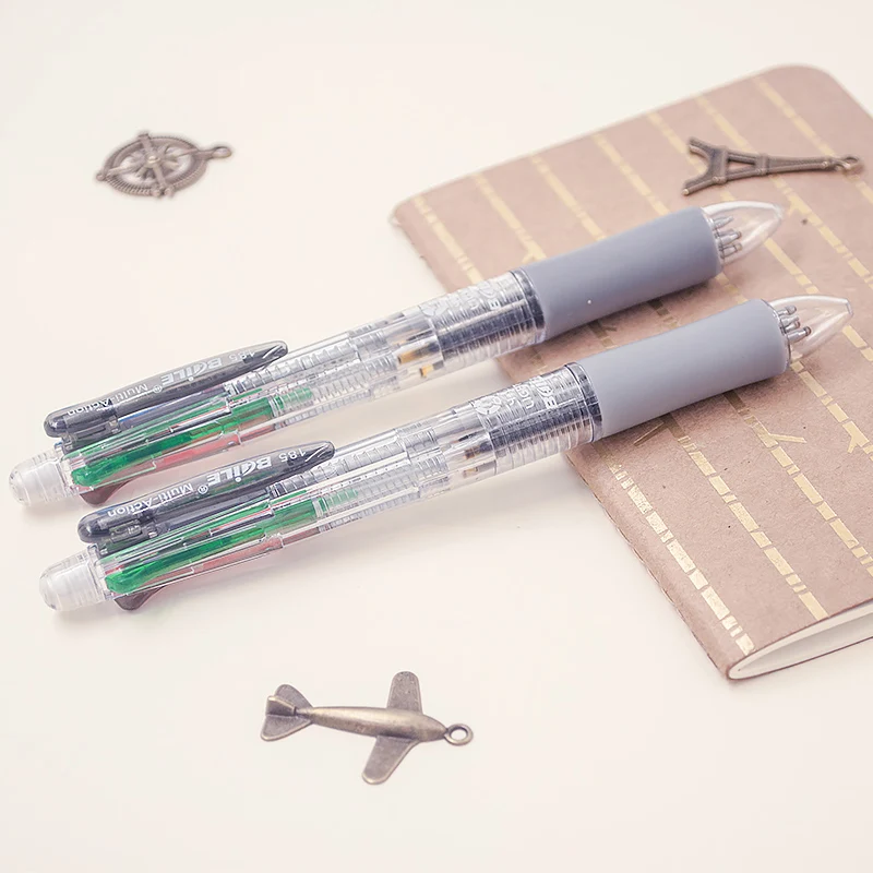 5 In 1 Ballpoint Pens 4 Colors Ball Pens 1 Automatic Pencil Multicolor With Eraser Ball Pens For School Office Simple Stationery
5 In 1 Ballpoint Pens 4 Colors Ball Pens 1 Automatic Pencil Multicolor With Eraser Ball Pens For School Office Simple Stationery