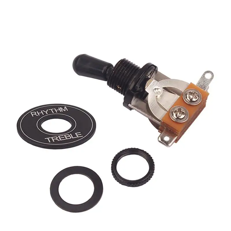 3 Way Toggle Switch Rhythm Treble Washer Ring Plate Switch Washer Ring kit for Gibson Epiphone Les Paul / LP Electric Guitar
3 Way Toggle Switch Rhythm Treble Washer Ring Plate Switch Washer Ring kit for Gibson Epiphone Les Paul / LP Electric Guitar