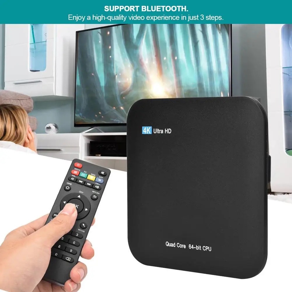 M16 Lite H3 2+16G+BT Quad Core Smart TV Set Top Box for Android 7.1 HDMI AV Input
M16 Lite H3 2+16G+BT Quad Core Smart TV Set Top Box for Android 7.1 HDMI AV Input