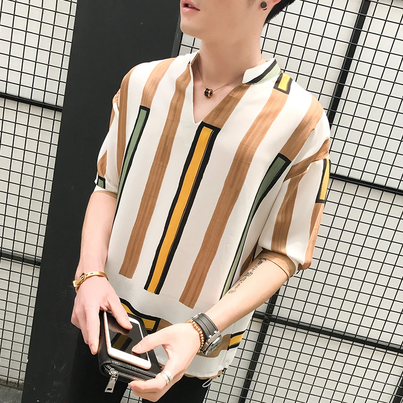 Fashion Man Easy Printing V Lead Popular Rendering Garment Short Sleeve linen shirts men dress shirt Free shipping
Fashion Man Easy Printing V Lead Popular Rendering Garment Short Sleeve linen shirts men dress shirt Free shipping