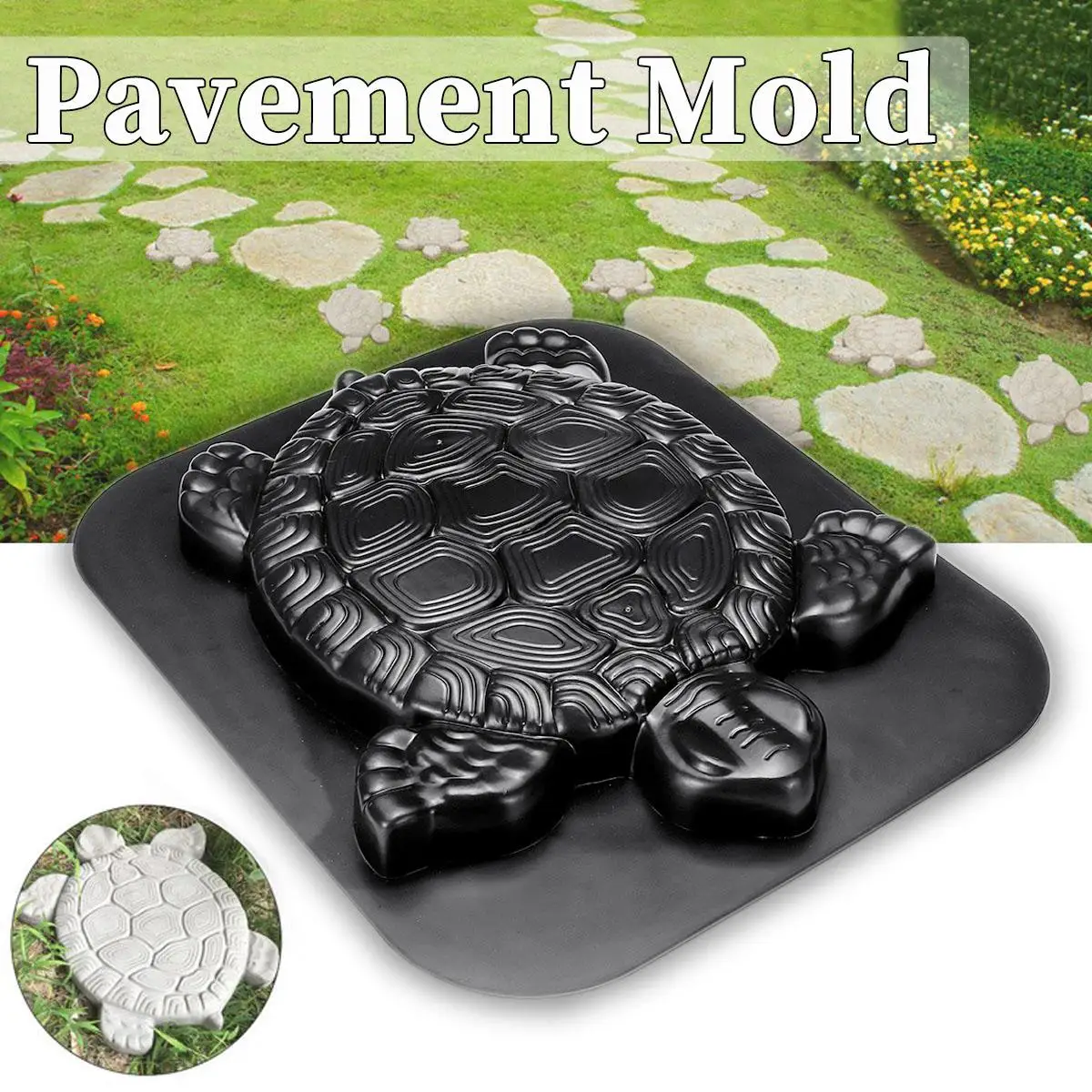 38x44cm Tortoise Paving Molds Path Maker Plastic DIY Pavement Mould Home Garden Floor Road Concrete Stepping Stone Cement Mould
38x44cm Tortoise Paving Molds Path Maker Plastic DIY Pavement Mould Home Garden Floor Road Concrete Stepping Stone Cement Mould