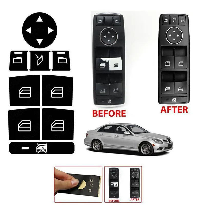 Car Stickers For Mer/cedes Benz W204 C250 C300 C350 Button Repair Window Decals Stickers
Car Stickers For Mer/cedes Benz W204 C250 C300 C350 Button Repair Window Decals Stickers