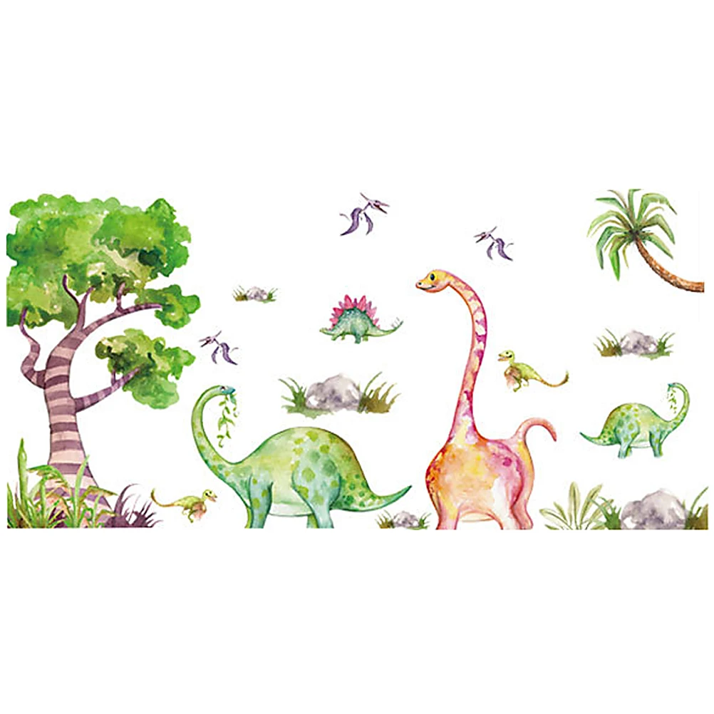 1PC Non-toxic Vinyl Removable Creative Cartoon Watercolor Dinosaur Wall Decals Wall Stickers Wallpaper
1PC Non-toxic Vinyl Removable Creative Cartoon Watercolor Dinosaur Wall Decals Wall Stickers Wallpaper