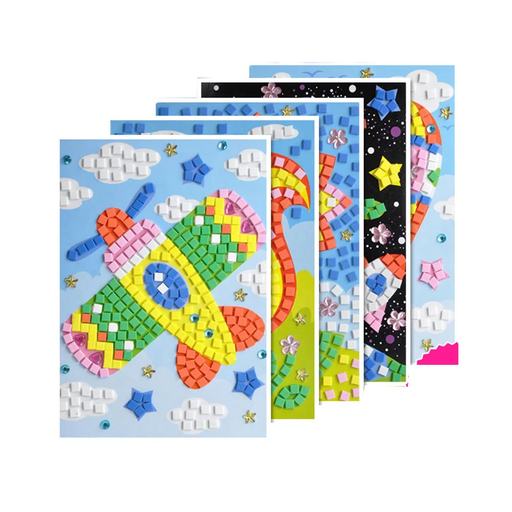 6pcs Point Sticker Educational MOSAIC 3D EVA Crafting Stickers DIY Manual Pinup Picture Stickers Kits for Home Kindergarten
6pcs Point Sticker Educational MOSAIC 3D EVA Crafting Stickers DIY Manual Pinup Picture Stickers Kits for Home Kindergarten