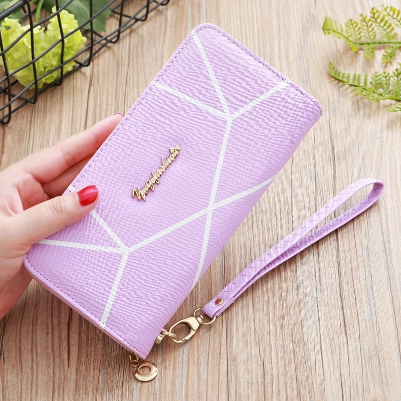 Ladies Long Wallet Fashion Large Capacity Zip Wallet Korean Version Geometric Pattern Clutch Bag
Ladies Long Wallet Fashion Large Capacity Zip Wallet Korean Version Geometric Pattern Clutch Bag