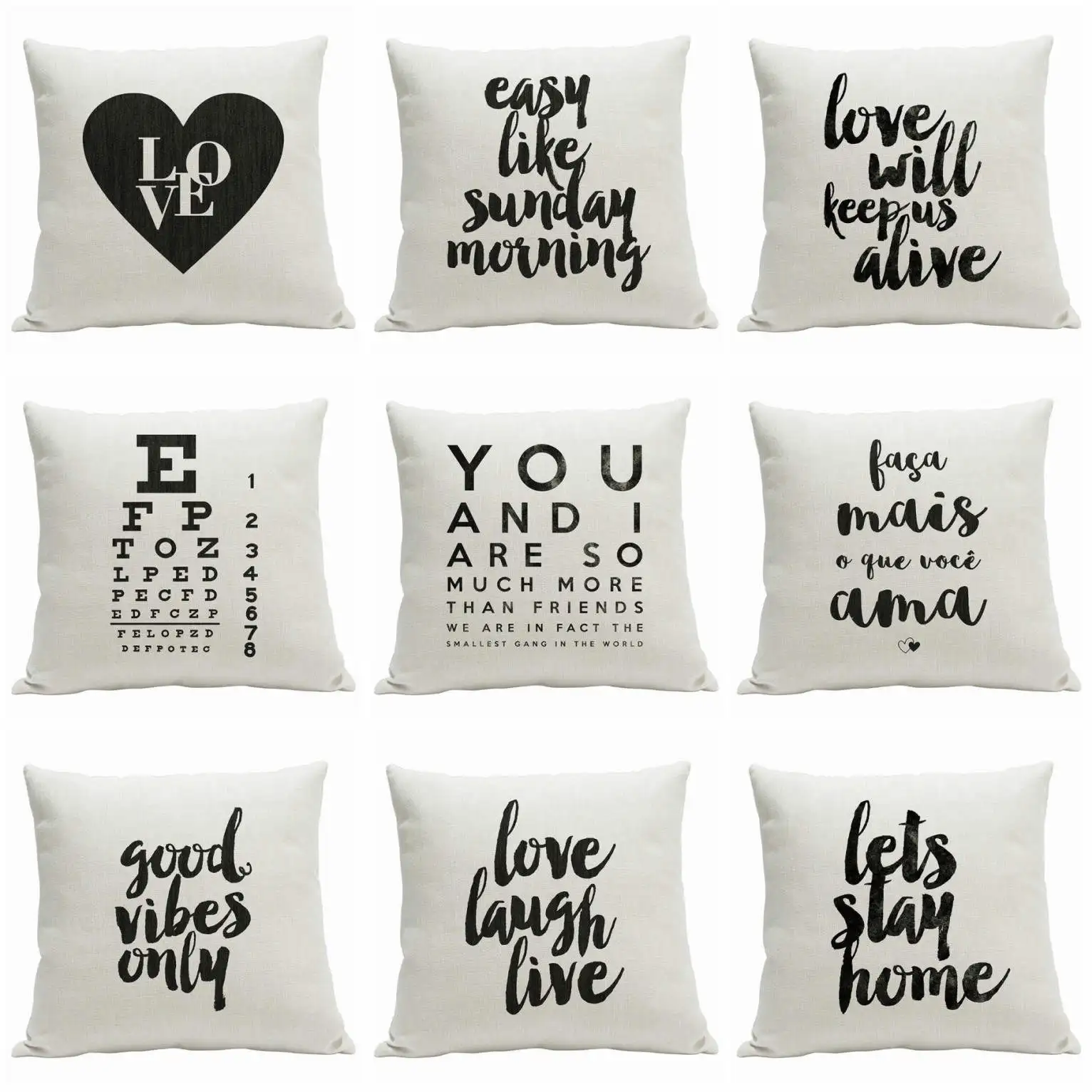 English Word Letter Pillow Case 45*45 CM Throw Pillowcase Cotton Linen Printed Pillow Covers Home Office Sofa Seat Decor
English Word Letter Pillow Case 45*45 CM Throw Pillowcase Cotton Linen Printed Pillow Covers Home Office Sofa Seat Decor