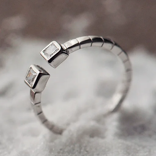 REETI 925 Sterling Silver Rings For Women Strap shaped Open ring Style Lady Prevent Allergy Sterling-silver-jewelry
REETI 925 Sterling Silver Rings For Women Strap shaped Open ring Style Lady Prevent Allergy Sterling-silver-jewelry
