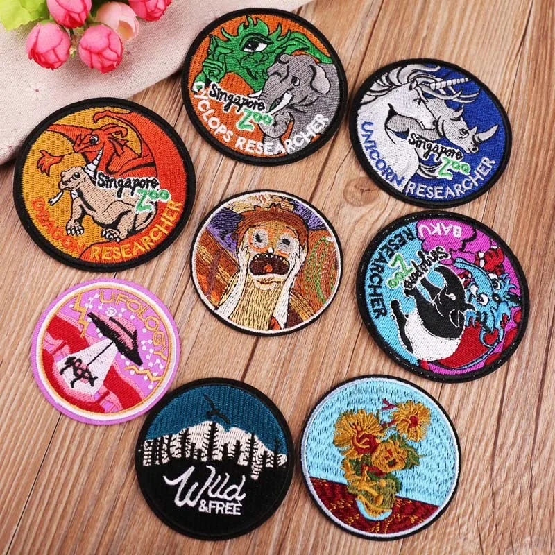 PGY Rhinoceros Patch Dinosaur badge Embroidery Iron Sew On Patches Decor For Bag Jeans Applique Clothes Garment Accessories H
PGY Rhinoceros Patch Dinosaur badge Embroidery Iron Sew On Patches Decor For Bag Jeans Applique Clothes Garment Accessories H