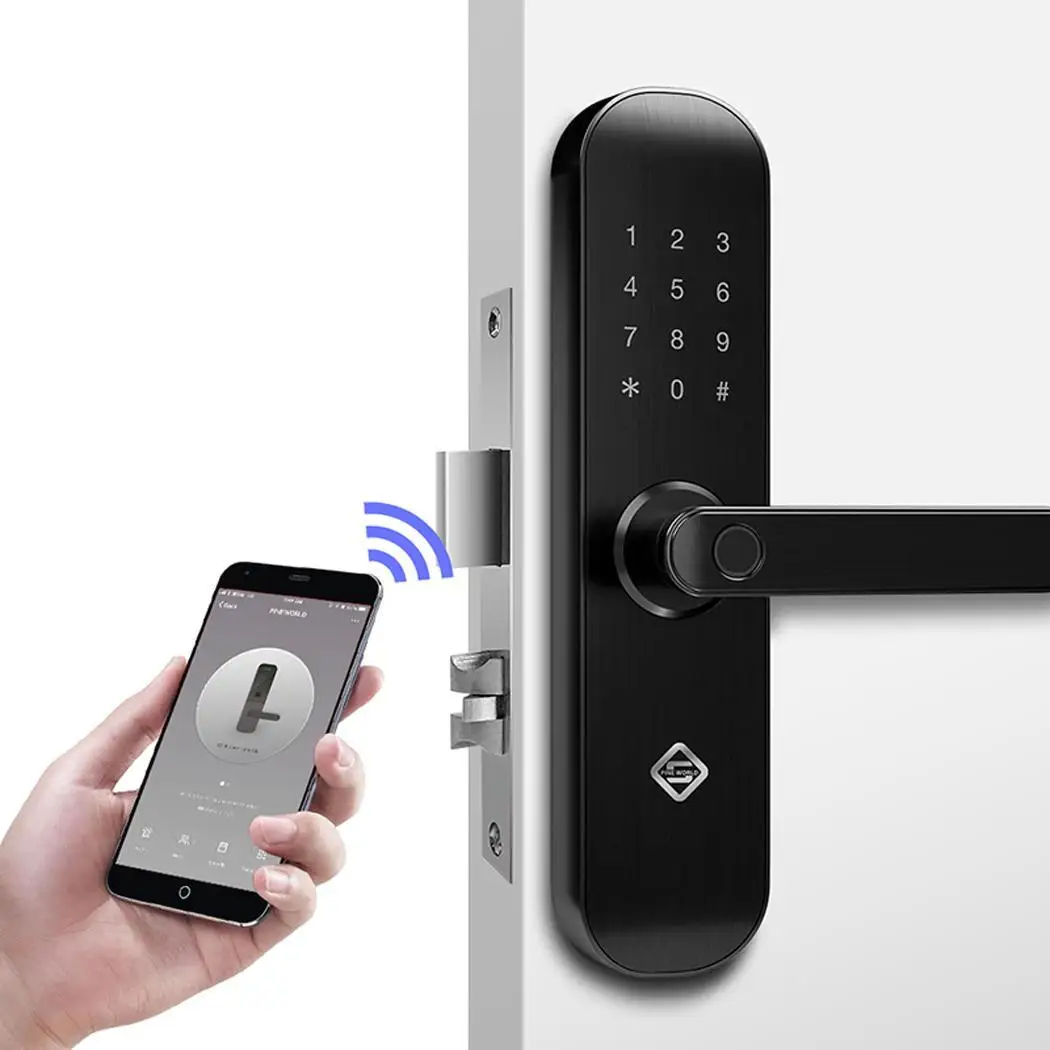 Electronic Smart Door Lock Digital Keypad Biometric Fingerprint Touchscreen Left Push Right Push Home Hotel, Apartment Room Lock
Electronic Smart Door Lock Digital Keypad Biometric Fingerprint Touchscreen Left Push Right Push Home Hotel, Apartment Room Lock