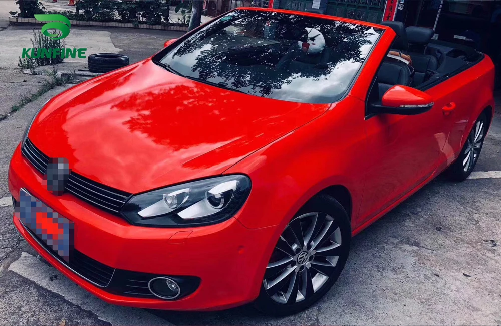 Автомобильный Стайлинг обертывание кристальная красная Автомобильная