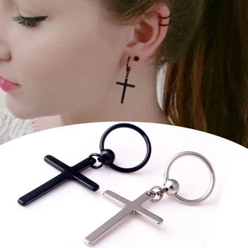 2020 New Arrival Punk Rock Cross Stud Hot Sale Black Stainless Steel Earings Fashion Jewelry 1Pair Cross Earring Male Female
2020 New Arrival Punk Rock Cross Stud Hot Sale Black Stainless Steel Earings Fashion Jewelry 1Pair Cross Earring Male Female