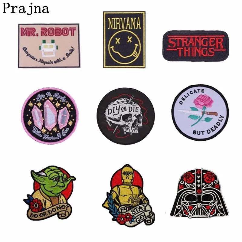 Prajna Mr .Robot Patch Cheap Embroidered Patch Star Wars Round Skull Patch Harry Potter Appliques Cartoon Decor For Clothing Hot
Prajna Mr .Robot Patch Cheap Embroidered Patch Star Wars Round Skull Patch Harry Potter Appliques Cartoon Decor For Clothing Hot