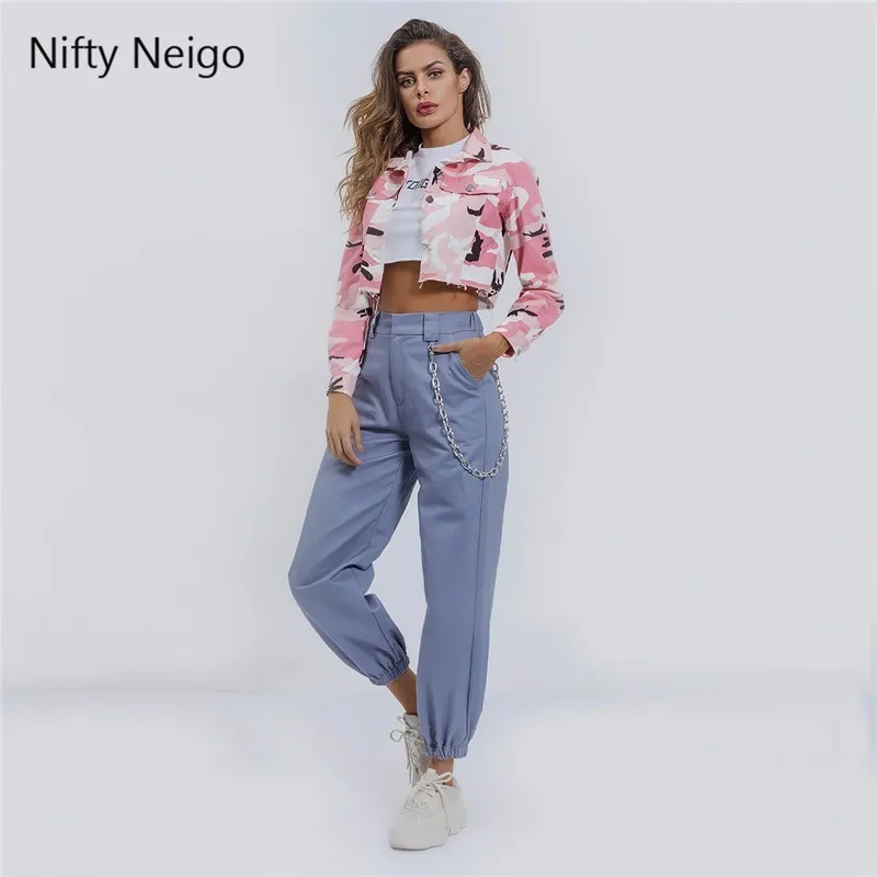 Nifty Neigo High Street Women Cargo Pants Pocket Chain Elastic Trousers Spring Summer Streetwear
Nifty Neigo High Street Women Cargo Pants Pocket Chain Elastic Trousers Spring Summer Streetwear