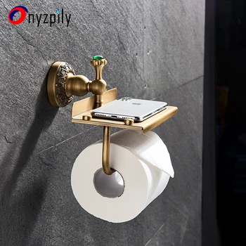Onyzpily Antique Bathroom Toilet Paper Holder Mobile Phone Holder With Shelf Bathroom Towel Rack Stotage Tissue Boxes
Onyzpily Antique Bathroom Toilet Paper Holder Mobile Phone Holder With Shelf Bathroom Towel Rack Stotage Tissue Boxes