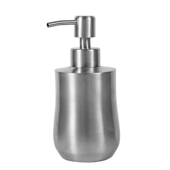 350Ml Cucurbit Shaped Liquid Soap Dispenser For Liquid Soap 304 Stainless Steel Bathroom Shower Lotion Dispenser Liquid Bottle