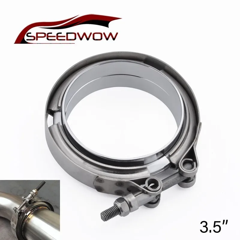 SPEEDWOW 89mm 3.5" Exhaust V Band Clamp Quick Release V Band Clamp For Turbo Exhaust Turbo Downpipe Exhaust Clamp V band Flange
SPEEDWOW 89mm 3.5" Exhaust V Band Clamp Quick Release V Band Clamp For Turbo Exhaust Turbo Downpipe Exhaust Clamp V band Flange