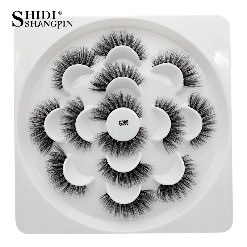 Shidishangpin 7 Pairs Natural Long Mink Eyelashes Cruelty Free 3d False Lashes Extension Makeup Fake Eyelash Faux Cils S21
Shidishangpin 7 Pairs Natural Long Mink Eyelashes Cruelty Free 3d False Lashes Extension Makeup Fake Eyelash Faux Cils S21