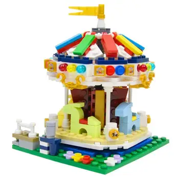 343pcs DIY Assembly Merry Go Round Carousel Building Blocks Toys Children Insert Montessori Educational Toy Kids Birthday Gifts
343pcs DIY Assembly Merry Go Round Carousel Building Blocks Toys Children Insert Montessori Educational Toy Kids Birthday Gifts