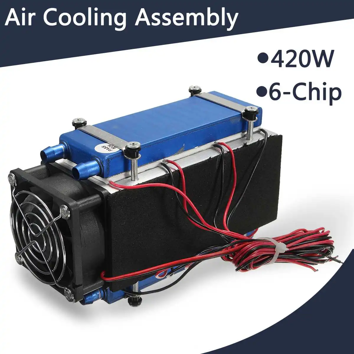 420W Thermoelectric Cooler Semiconductor Refrigeration Peltier Cooler Air Cooling Radiator Water Chiller Cooling System Device
420W Thermoelectric Cooler Semiconductor Refrigeration Peltier Cooler Air Cooling Radiator Water Chiller Cooling System Device