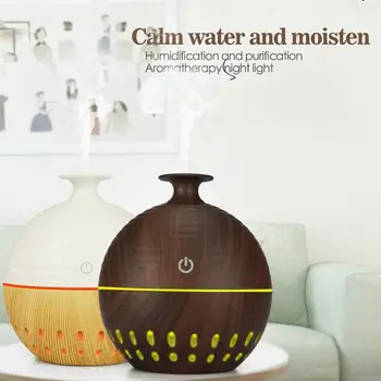 Ultrasonic Air Humidifier Aroma Essential Oil Diffuser with Wood Grain 7 Color Changing LED Lights for Office Home USB Charging
Ultrasonic Air Humidifier Aroma Essential Oil Diffuser with Wood Grain 7 Color Changing LED Lights for Office Home USB Charging