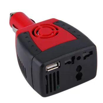 100pcs 150W Car Power Inverter Charger Adapter 12V DC To 220V AC+USB 5V Free Shipping
100pcs 150W Car Power Inverter Charger Adapter 12V DC To 220V AC+USB 5V Free Shipping