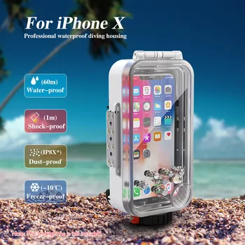 Professional IPX8 Waterproof smartPhone Case 360°All-round Protection Optical Glass & Color Filter for iPhone X 1/4 inch screw
Professional IPX8 Waterproof smartPhone Case 360°All-round Protection Optical Glass & Color Filter for iPhone X 1/4 inch screw
