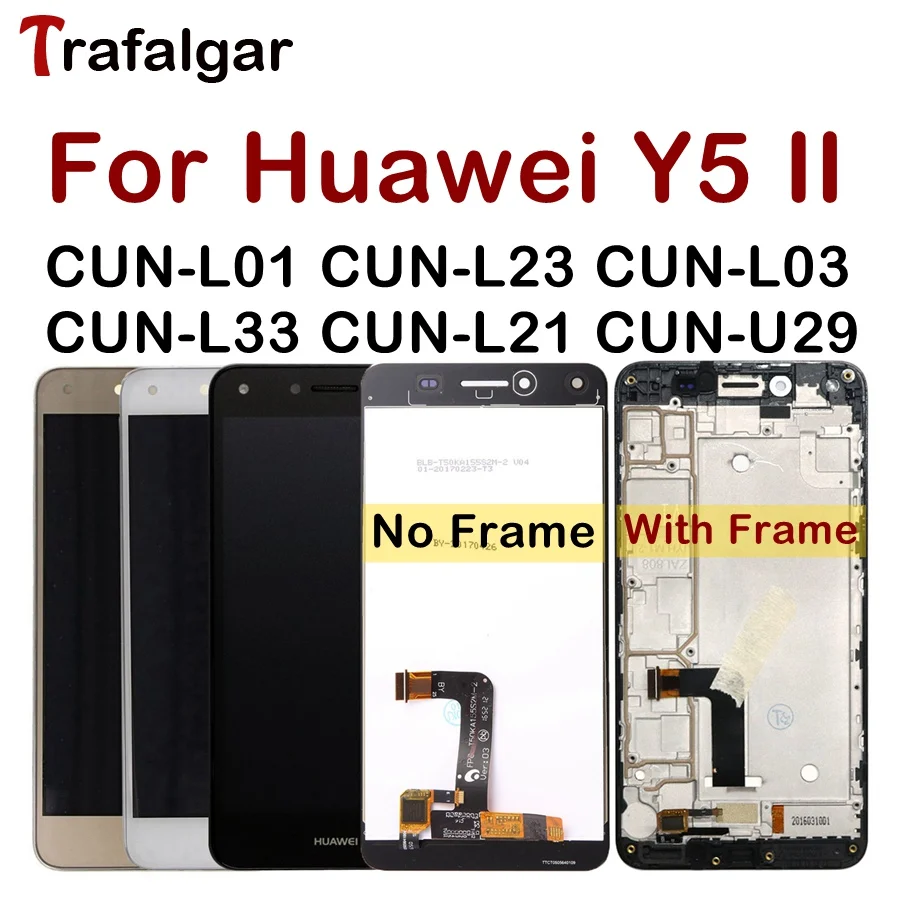 Huawei Y5 II Display Touch Screen Digitizer Y5II Screen Y5 2 CUN U29 L23 L03 L33 L21 L01 For Huawei Y5 II LCD Display With Frame 
Huawei Y5 II Display Touch Screen Digitizer Y5II Screen Y5 2 CUN U29 L23 L03 L33 L21 L01 For Huawei Y5 II LCD Display With Frame