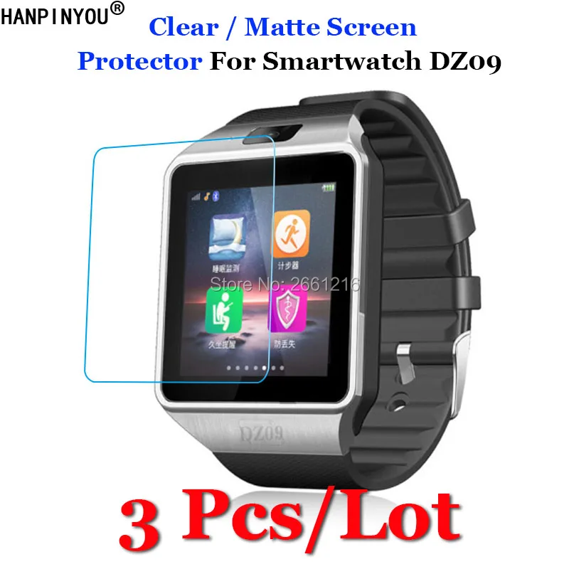 3 Pcs/Lot For DZ09 / VG18 Smart Watch HD Clear / Anti-Glare Matte Anti-Scratch Screen Protector Protection Film
3 Pcs/Lot For DZ09 / VG18 Smart Watch HD Clear / Anti-Glare Matte Anti-Scratch Screen Protector Protection Film