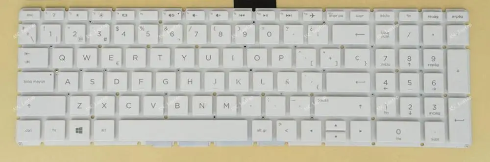 New Spanish Teclado Keyboard For HP 15-bs533ns 15-bs534ns 15-bs535ns 15-bs536ns White NO Frame
New Spanish Teclado Keyboard For HP 15-bs533ns 15-bs534ns 15-bs535ns 15-bs536ns White NO Frame