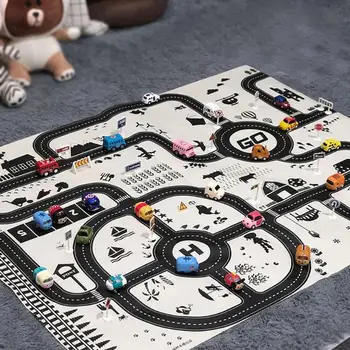 130x100cm City Parking Lot Roadmap Map Model Car Climbing Mat Toy Kid Gift Nordic Style Scene Portable Game Pad Educational Toy
130x100cm City Parking Lot Roadmap Map Model Car Climbing Mat Toy Kid Gift Nordic Style Scene Portable Game Pad Educational Toy
