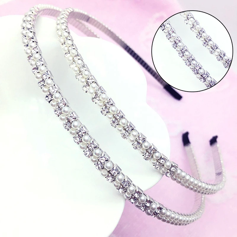 Sale 1PC Birthday Gift Girls Crystal Head Wear Hoop Ornaments Headband Pearl Wedding Hair Accessories Valentines Gift
Sale 1PC Birthday Gift Girls Crystal Head Wear Hoop Ornaments Headband Pearl Wedding Hair Accessories Valentines Gift