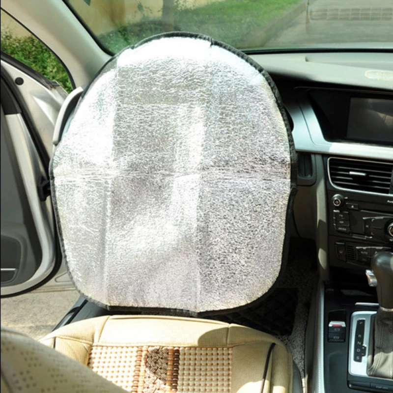 LA-191 Double Thicken Car Steering Wheel Sun Shade Cover Sunshade Aluminum Foil Anti Hot Automotive Accessories
LA-191 Double Thicken Car Steering Wheel Sun Shade Cover Sunshade Aluminum Foil Anti Hot Automotive Accessories
