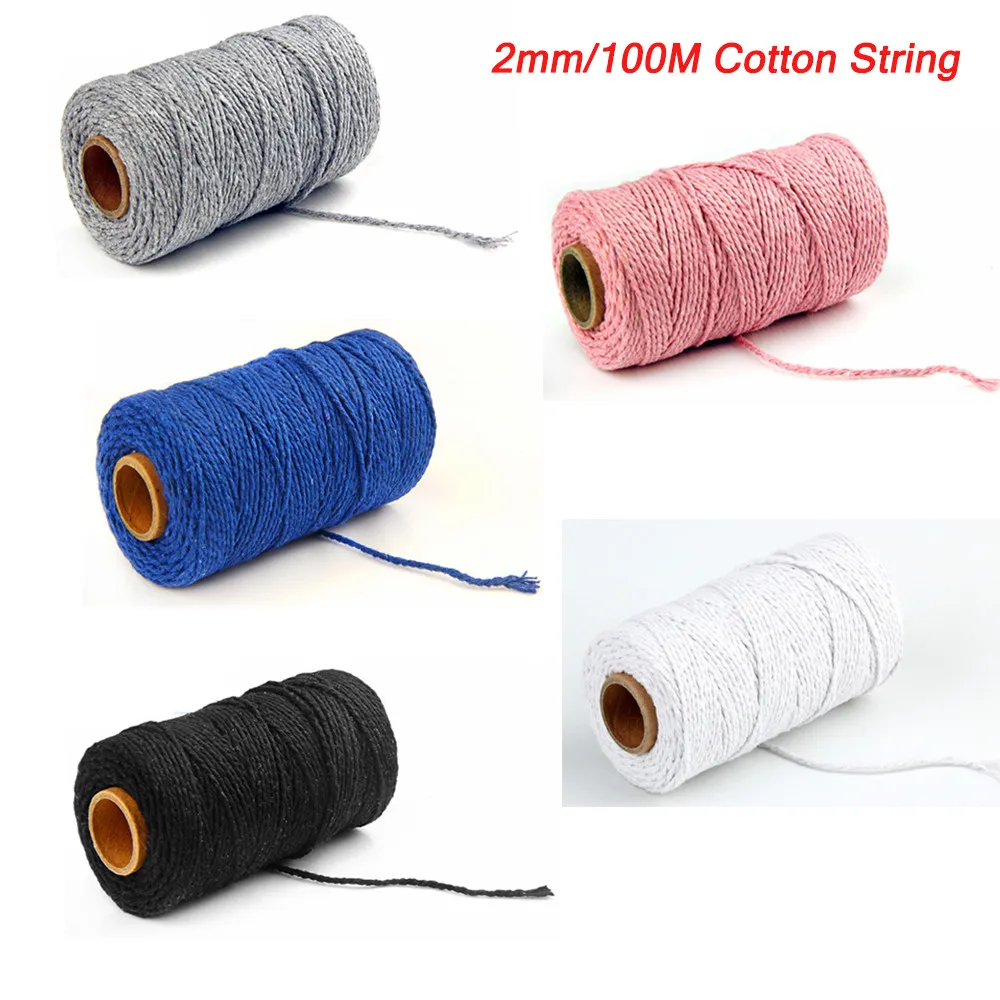 1pc 2mm 100m Natural Cotton Strings High Quality Twisted Cord DIY Craft Accessories Macrame Artisan Clothes Bag Curtain 3
1pc 2mm 100m Natural Cotton Strings High Quality Twisted Cord DIY Craft Accessories Macrame Artisan Clothes Bag Curtain 3