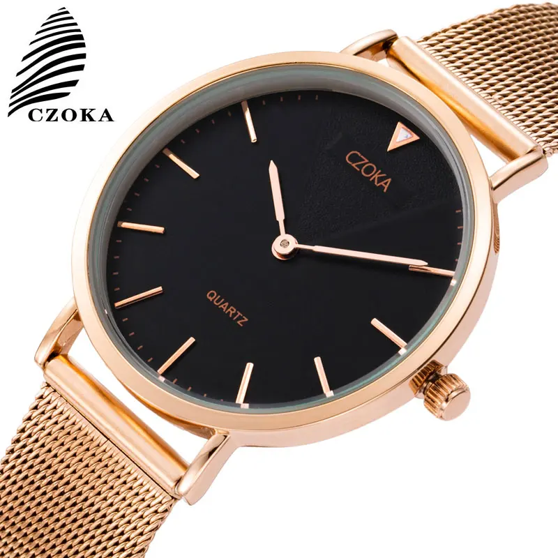 CZOKA Women Quartz Watch Stainless Steel Bracelet Reloj Mujer Casual Ladies Wrist Watch For Woman Wrist Women's Watches Clock
CZOKA Women Quartz Watch Stainless Steel Bracelet Reloj Mujer Casual Ladies Wrist Watch For Woman Wrist Women's Watches Clock